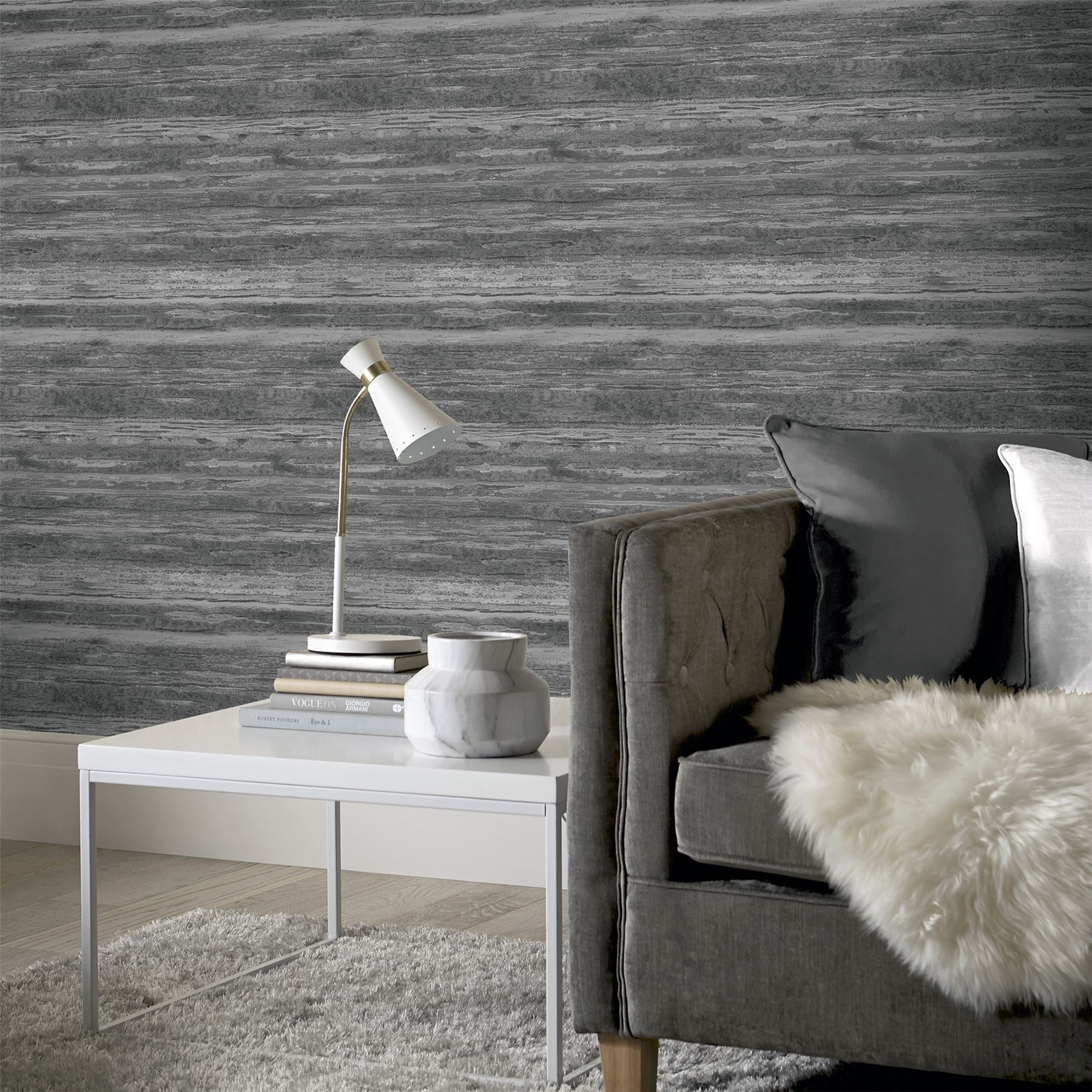 Sahara Pewter Wallpaper sw6