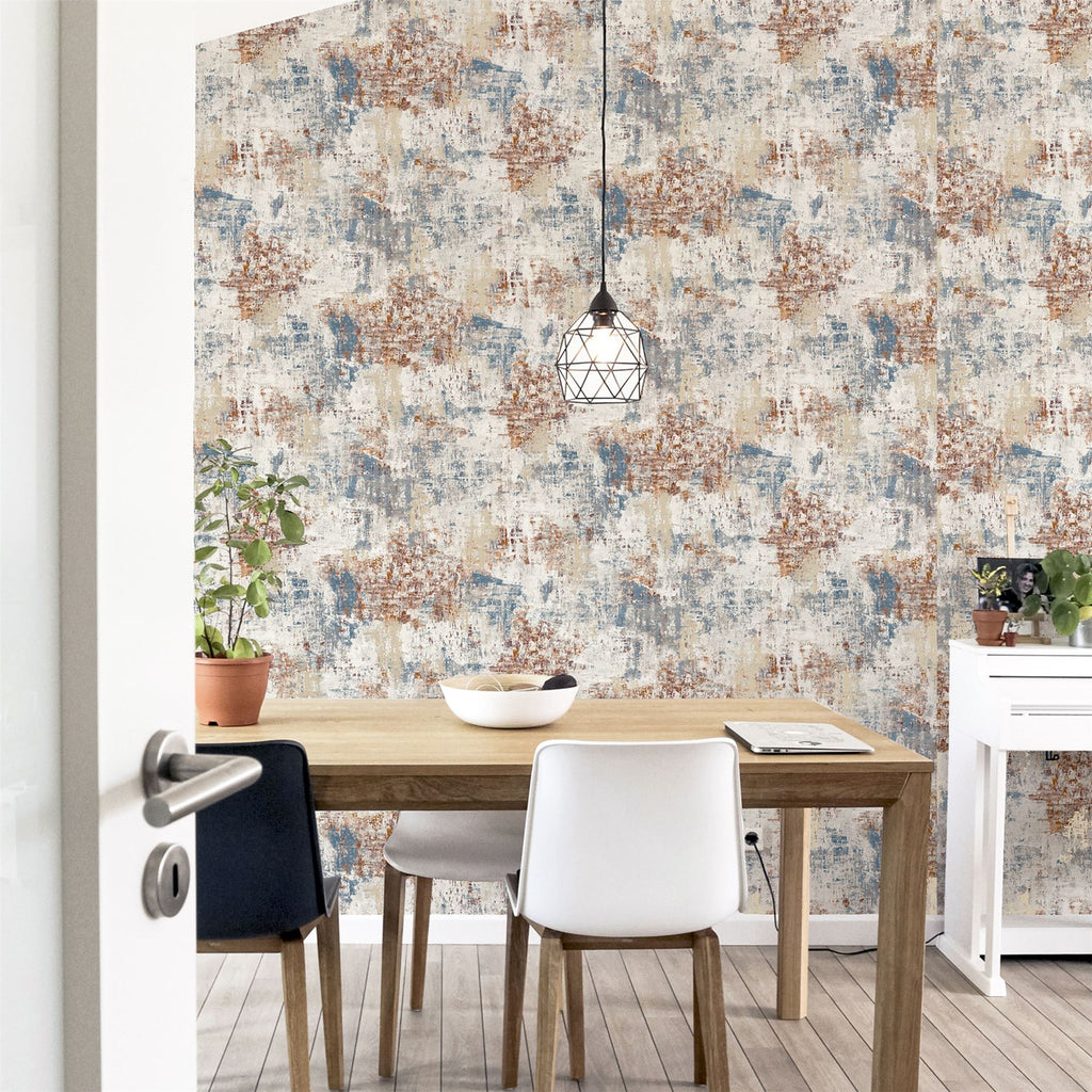Abstract Texture Copper Navy sw12