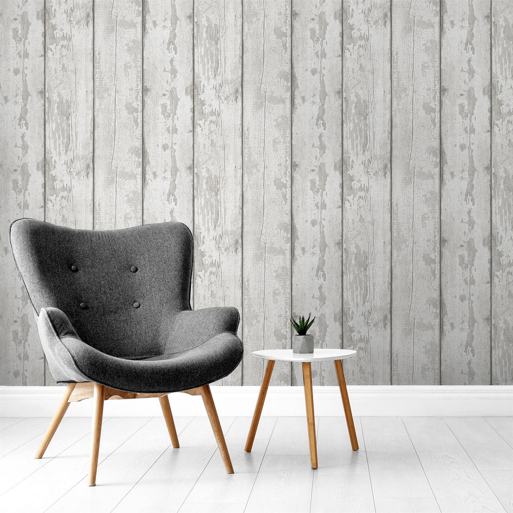 Metallic Washed Wood Grey/Silver sw12