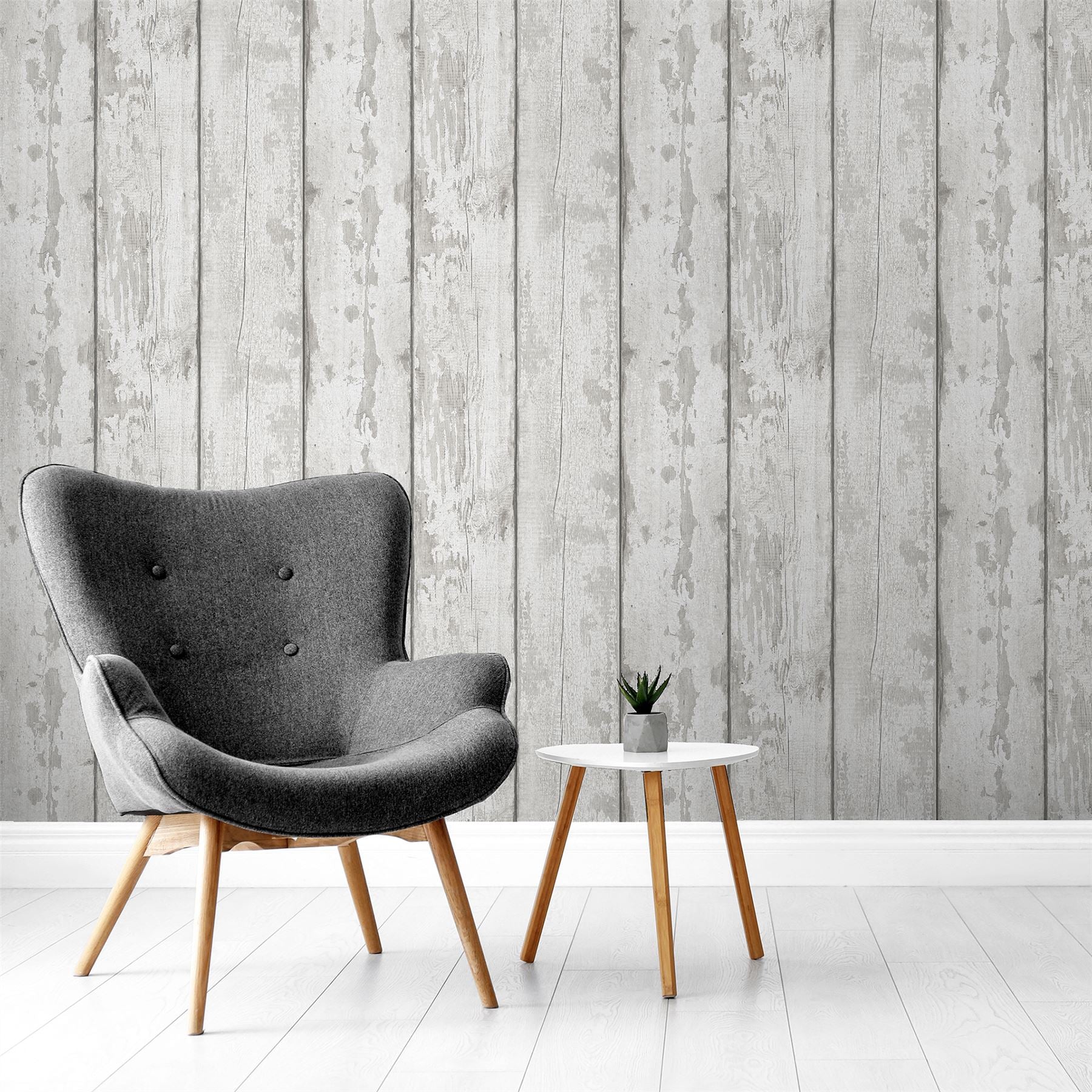 Metallic Washed Wood Grey/Silver sw12
