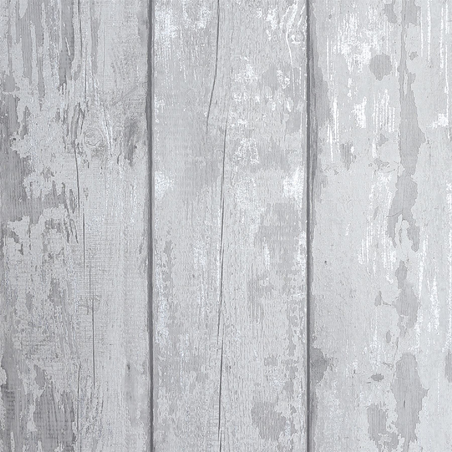 Metallic Washed Wood Grey/Silver sw12