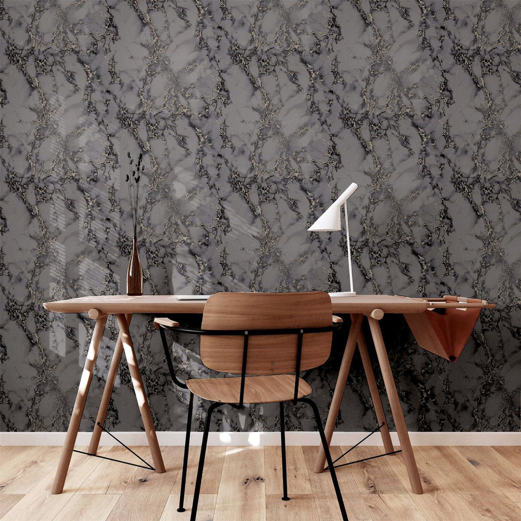 Carrara Marble Charcoal sw12