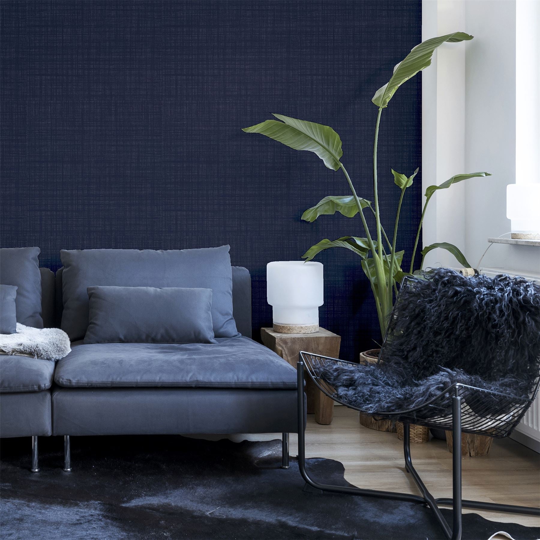 Weave Texture Navy sw12