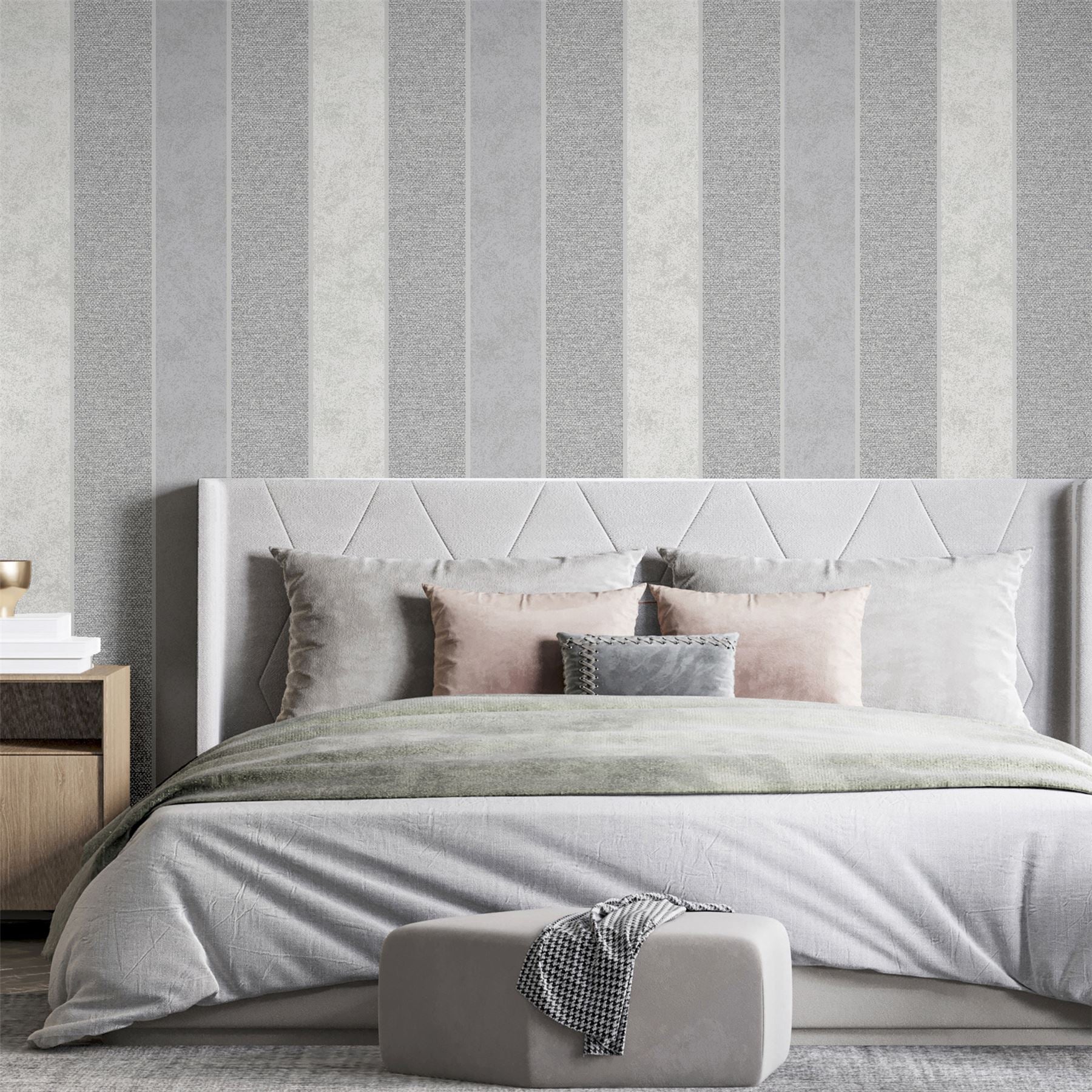 Calico Stripe Grey sw12