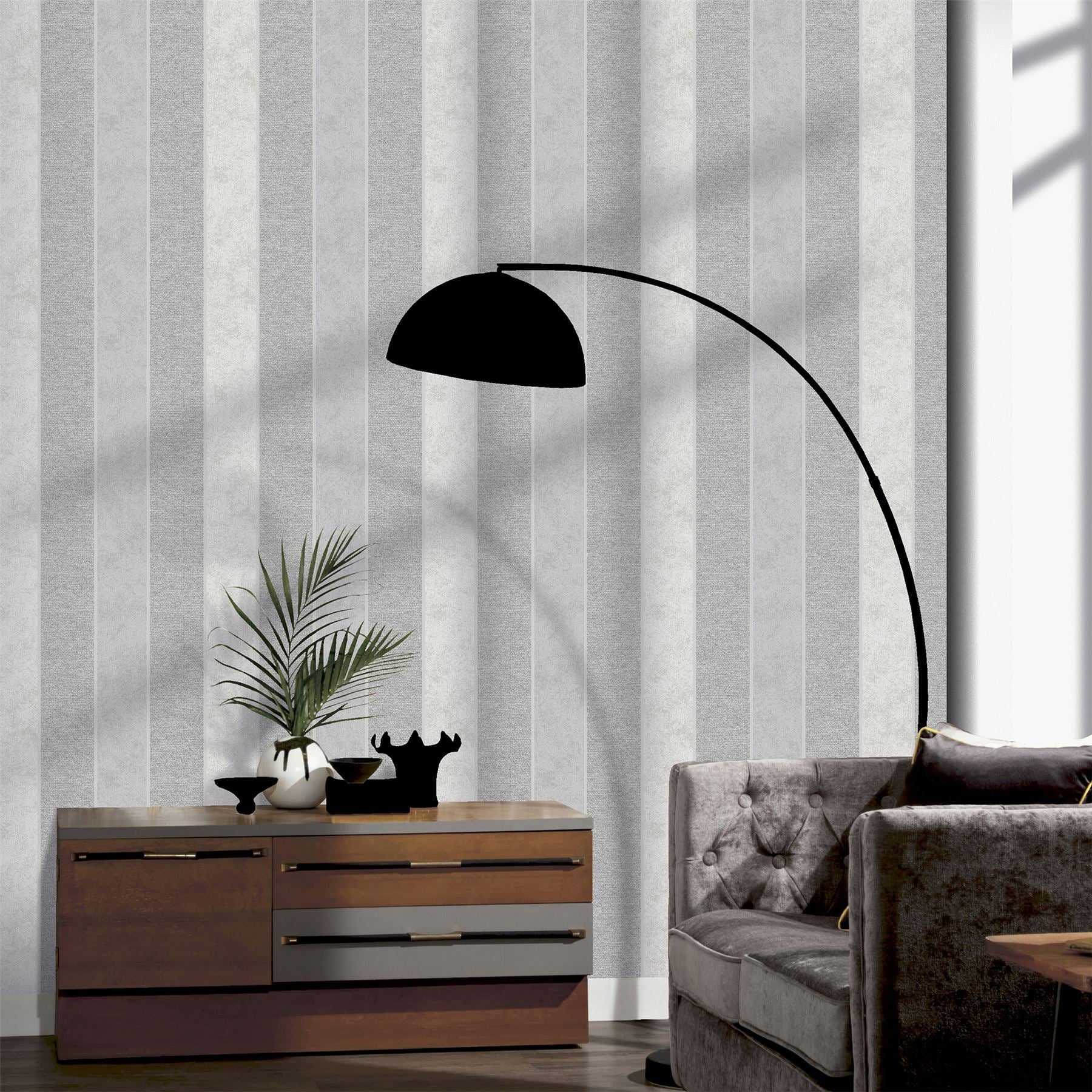 Calico Stripe Grey sw12