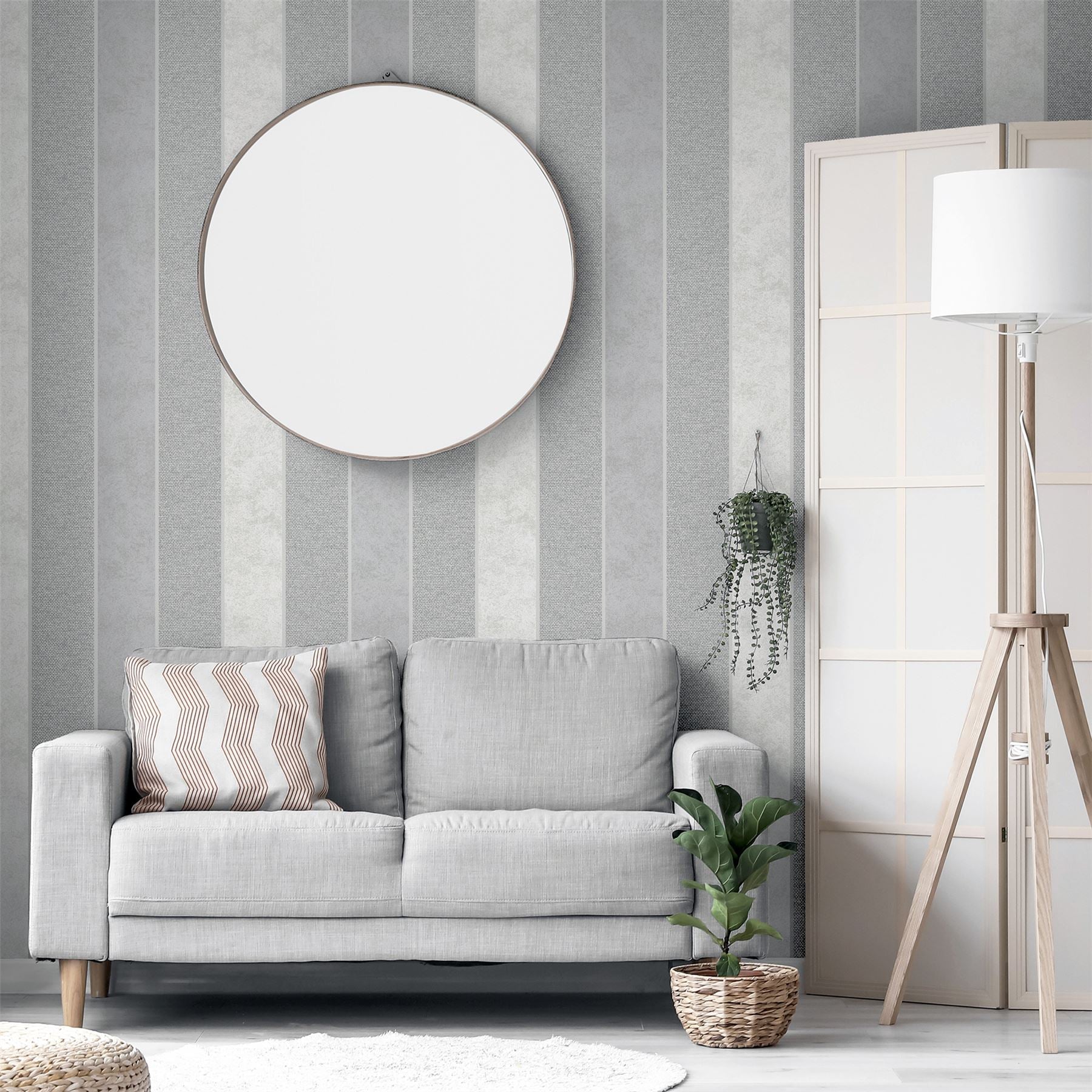 Calico Stripe Grey sw12
