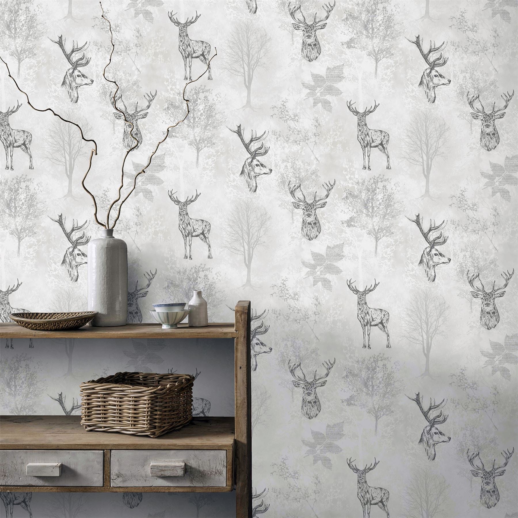 Etched Stag Mono SW12