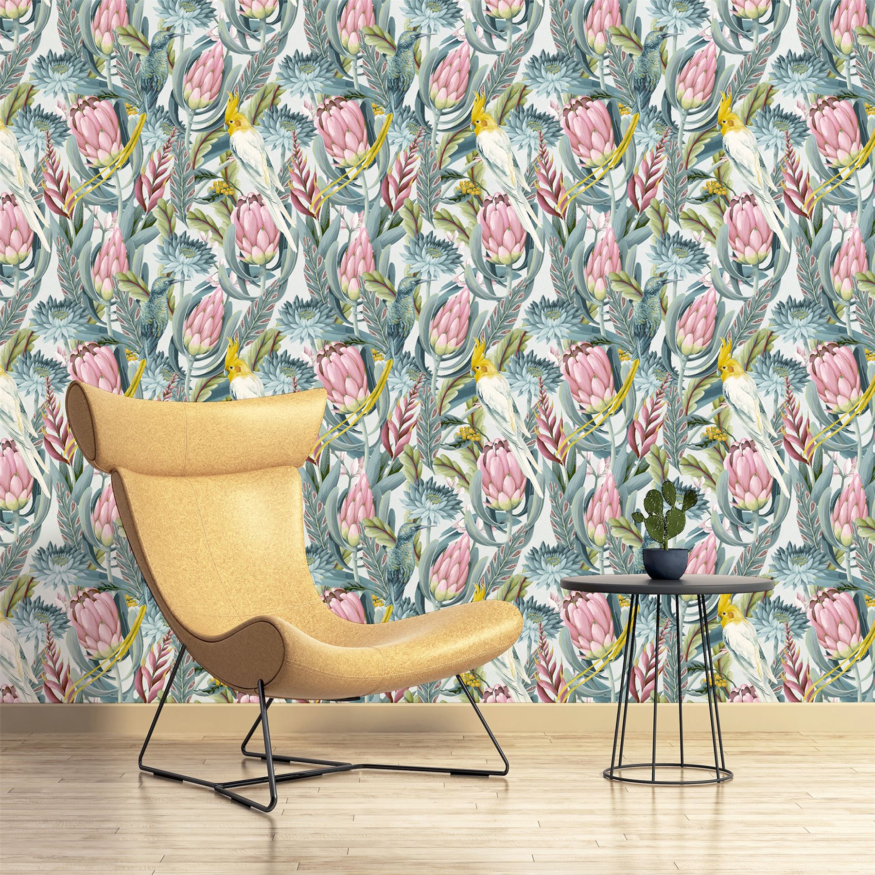 Rainforest Escape Green Pink sw12