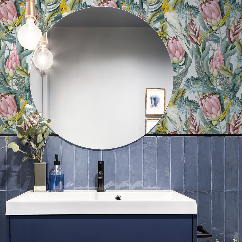Rainforest Escape Green Pink sw12
