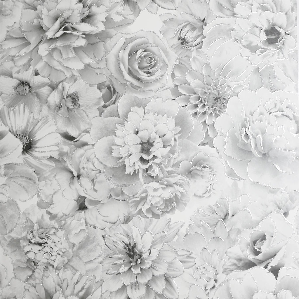 Glitter Bloom Silver sw12