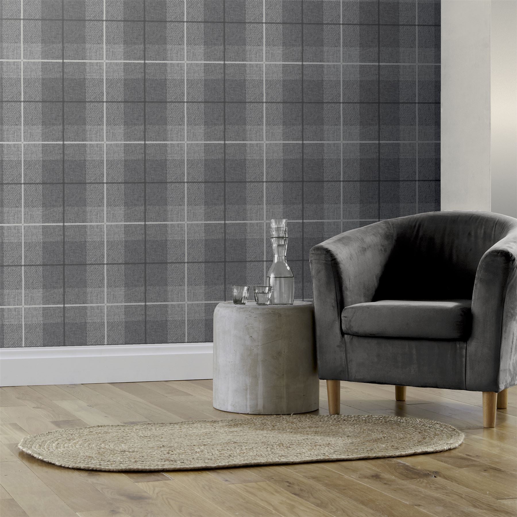 Country Tartan Charcoal sw6