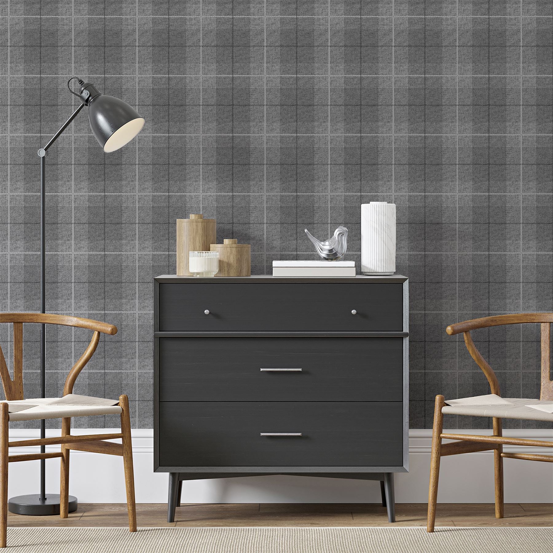 Country Tartan Charcoal sw6