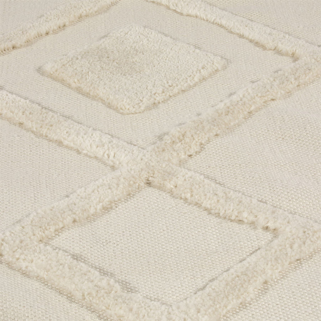 Windsor Geo Tufted 120x170cm Cream Rug