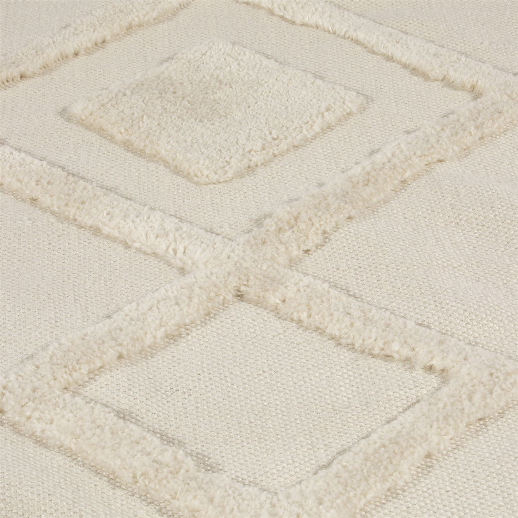 Windsor Geo Tufted 120x170cm Cream Rug