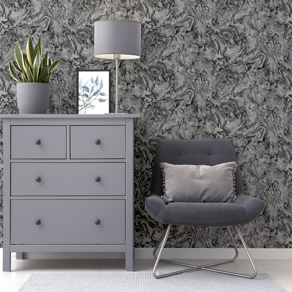 Liquid Marble Charcoal sw12