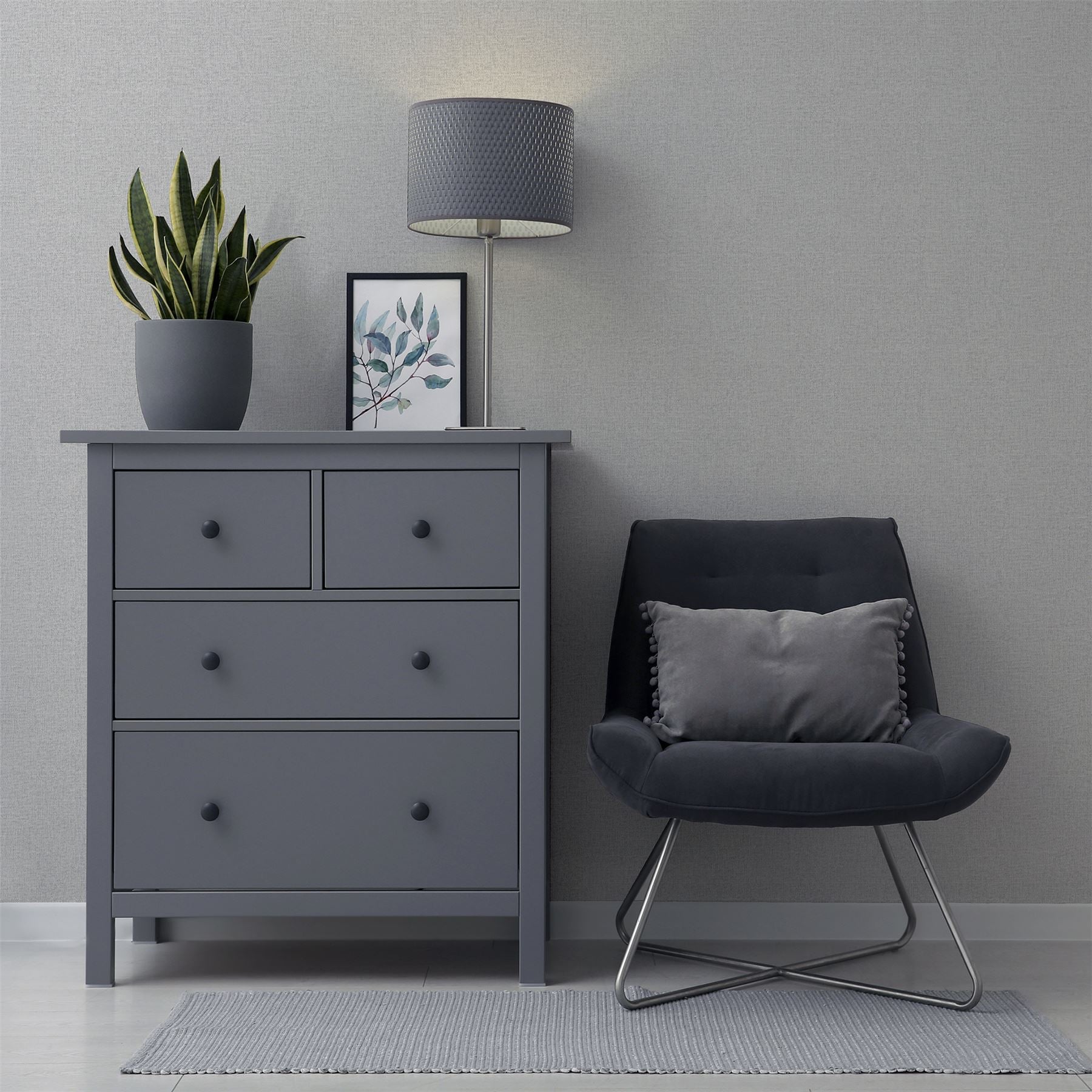 Luxury Plain Grey sw6