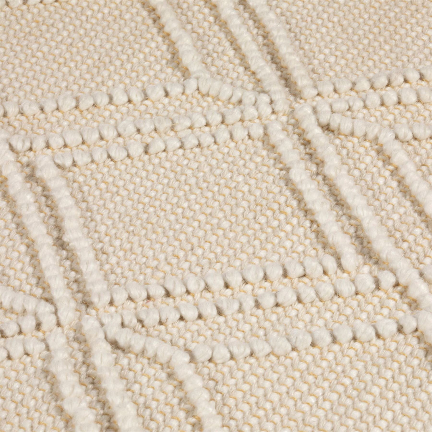 Blenheim Diamond 100% Pet 120x170cm Cream Rug