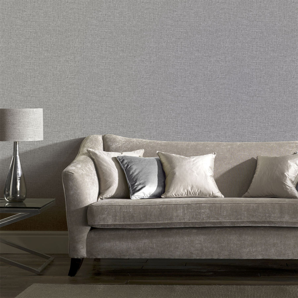 Linen Texture Mid Grey sw12