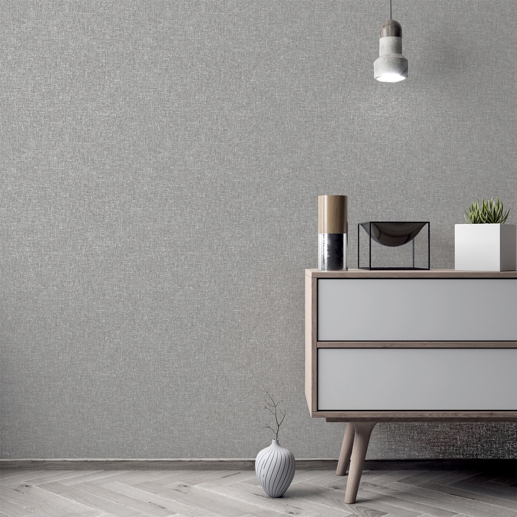 Linen Texture Mid Grey sw12