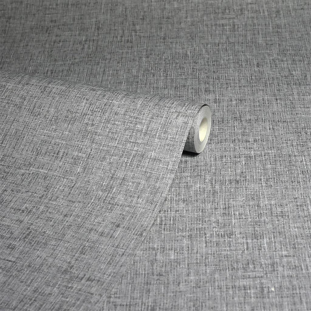Linen Texture Mid Grey sw12