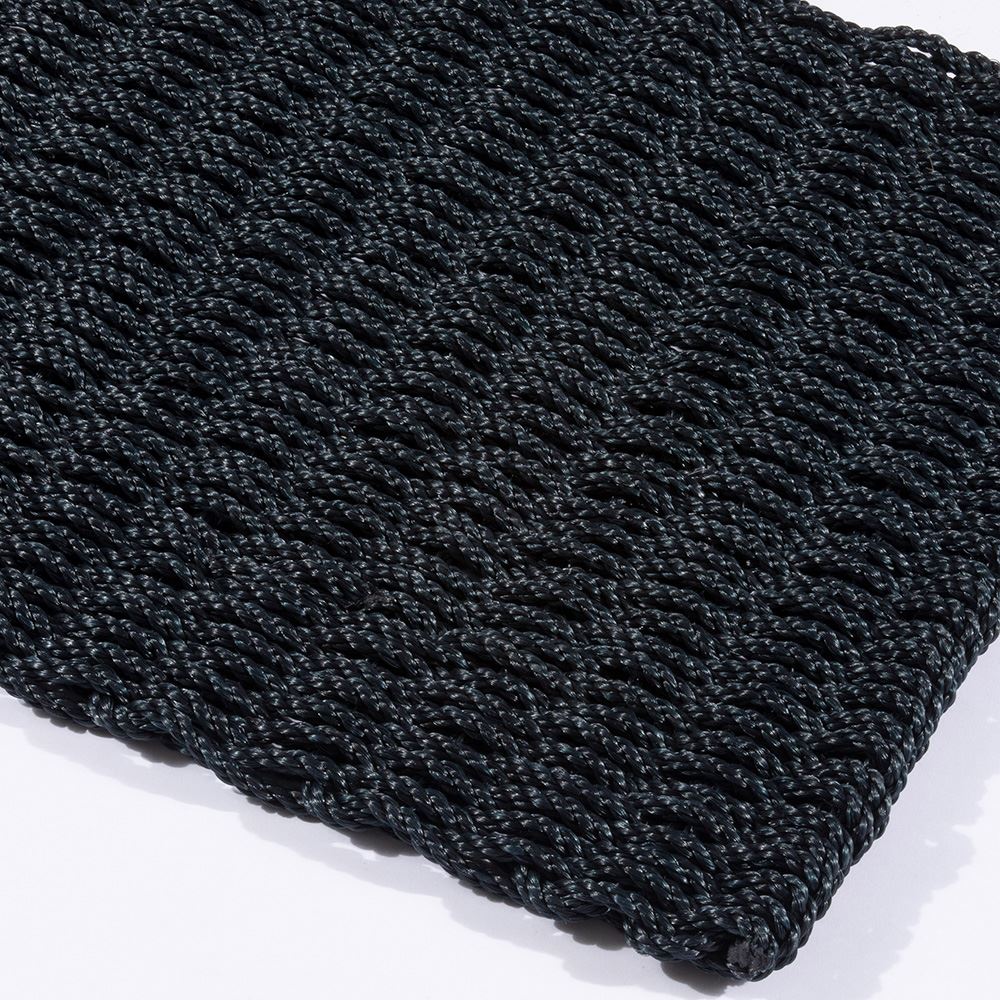 Didsbury Braided Polypropylene 55x100cm Navy Doormat
