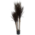 155cm UV Resistant Artificial XL Triple Yukka Tree Plant Spiky Tree Triple Dark