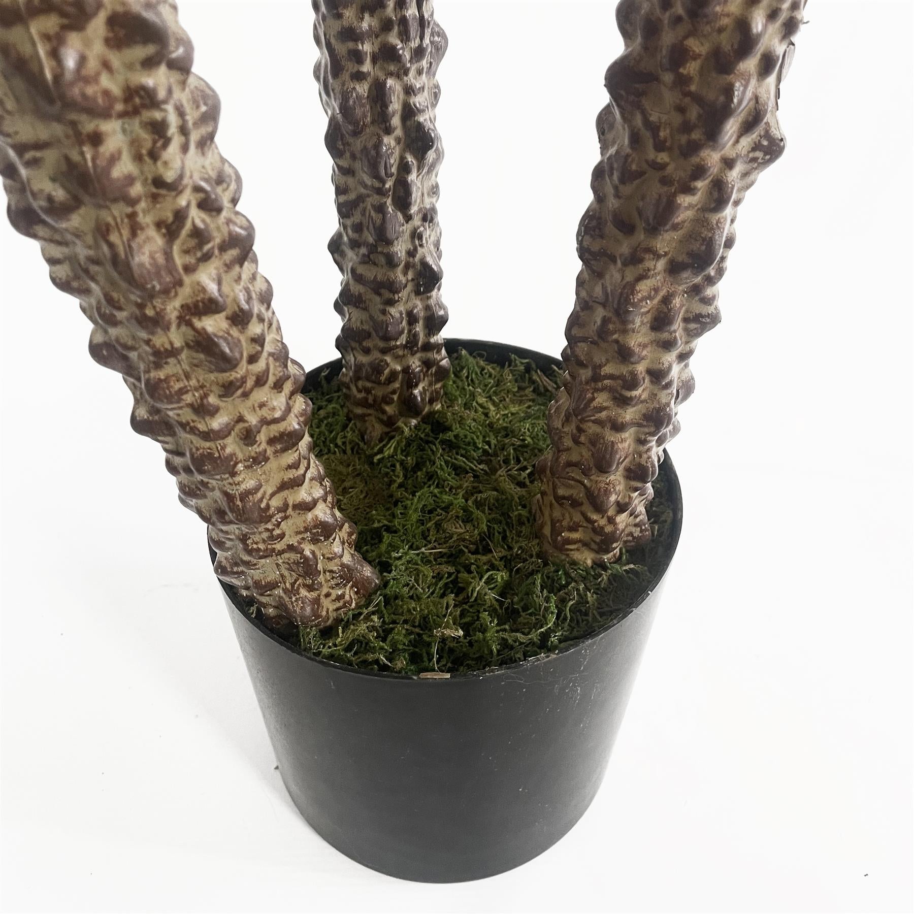155cm UV Resistant Artificial XL Triple Yukka Tree Plant Spiky Tree Triple Dark