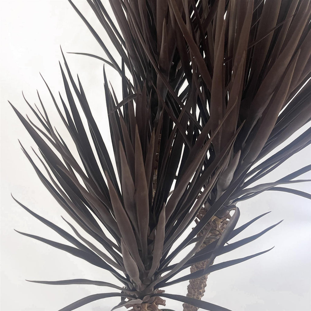 155cm UV Resistant Artificial XL Triple Yukka Tree Plant Spiky Tree Triple Dark