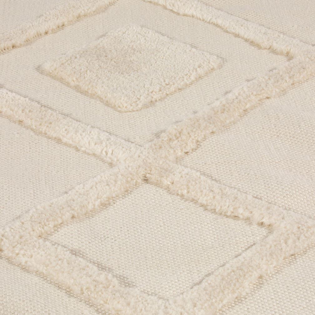 Windsor Geo Tufted 160x230cm Cream Rug