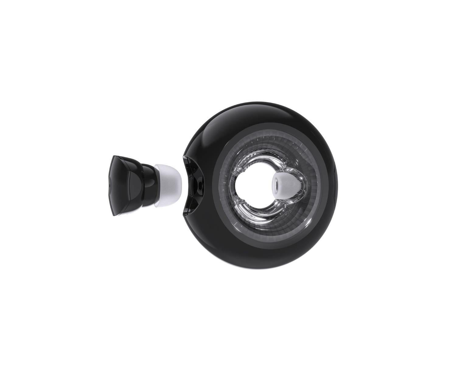 WYEWAVE Wireless Earbuds With Necklace Soft Touch True Wireless - Black