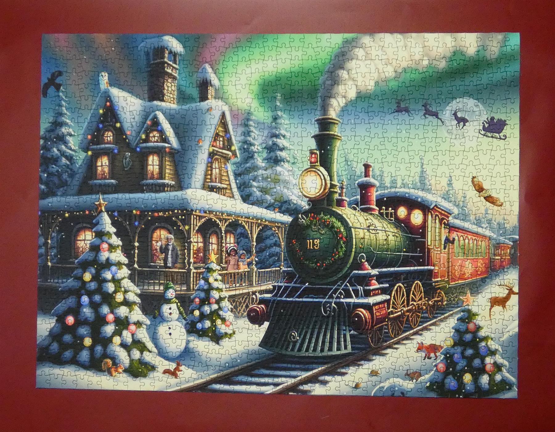 The Christmas Train 1000 Piece Jigsaw Puzzle