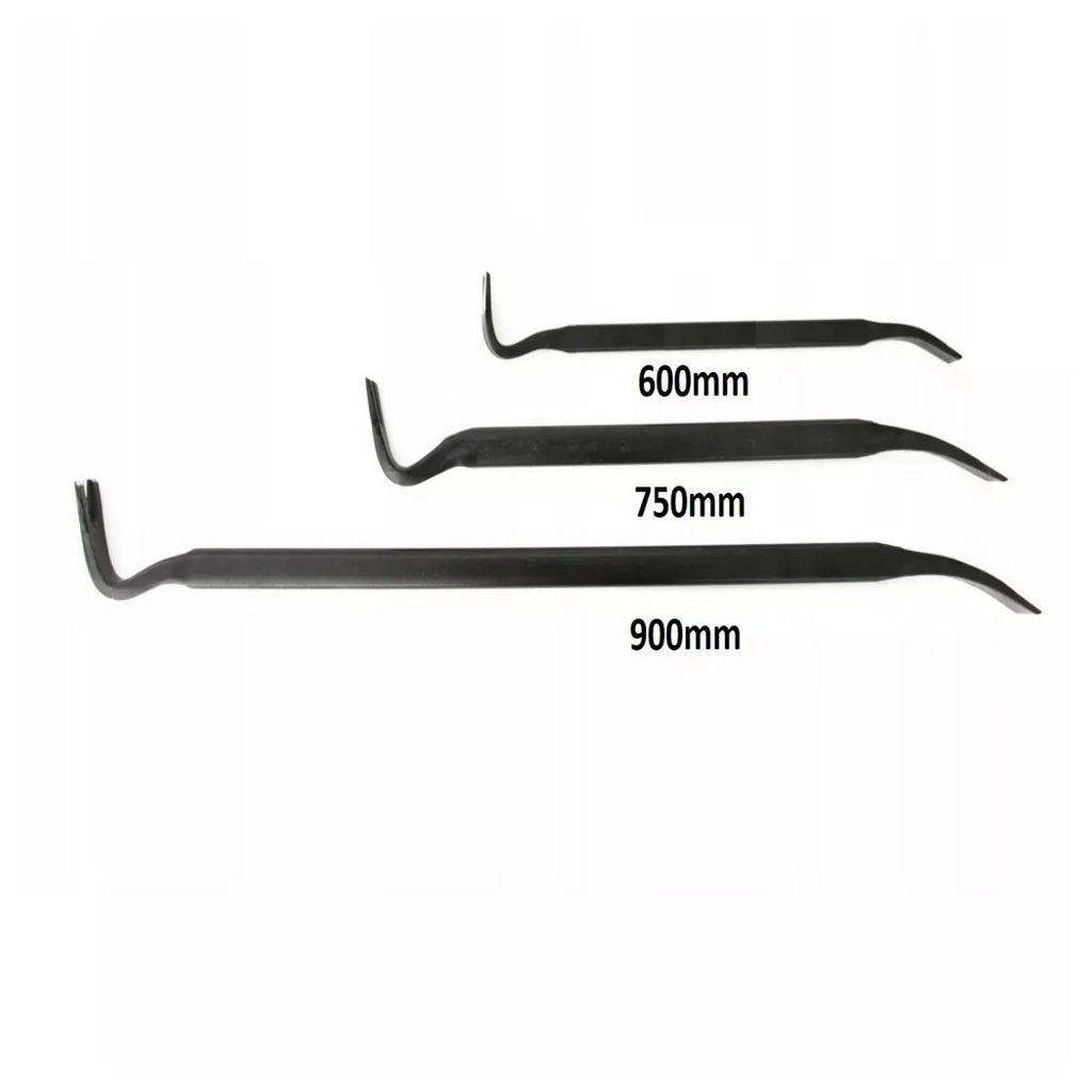 WRECKING CROW BAR STEEL PRY NAIL PULLER REMOVER TOOL 24" 30" 36" / 600 750 900mm