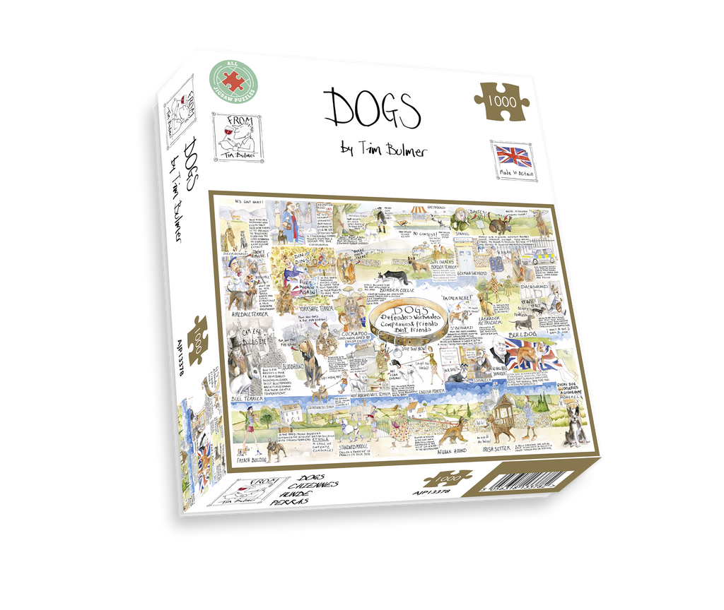 Dogs - Tim Bulmer 1000 piece jigsaw puzzle