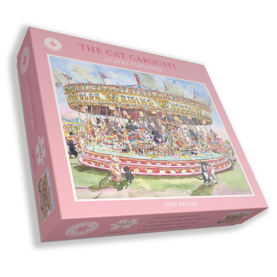The Cat Carousel 1000 Piece Jigsaw