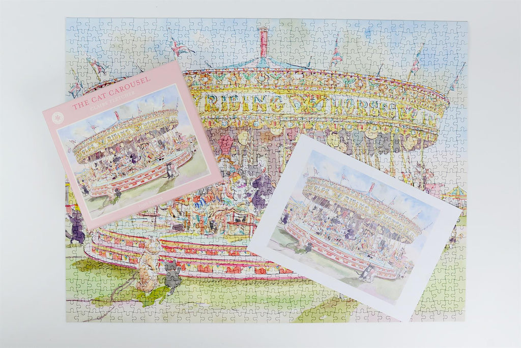 The Cat Carousel 1000 Piece Jigsaw