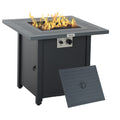 Stainless Steel 40000 BTU Fire Pit Table - Stylish Heat & Functionality