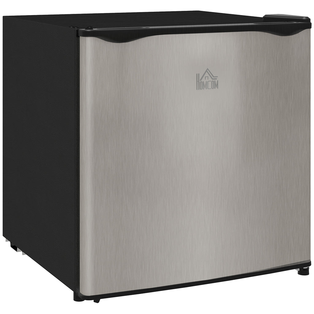 HOMCOM 35L Tabletop Freezer with Adjustable Temperature Wire Shelf Silver