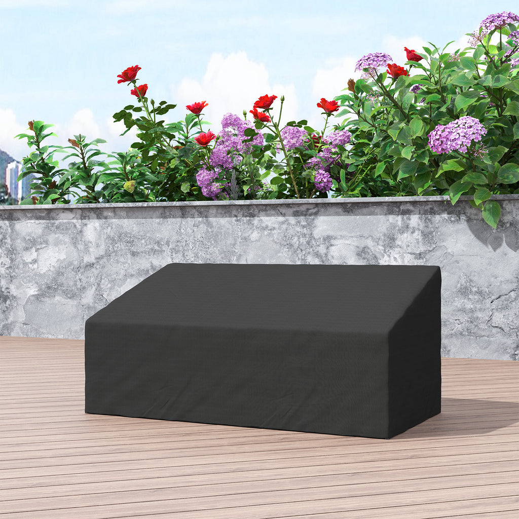 Outsunny 3 Seater Rain Cover Garden Sofa Chair Bench Protector 218x111x101cm