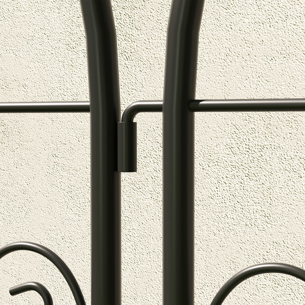 Outsunny Set of 2 Metal Garden Trellis, Outdoor Trellis Panels, 150 x 50cm