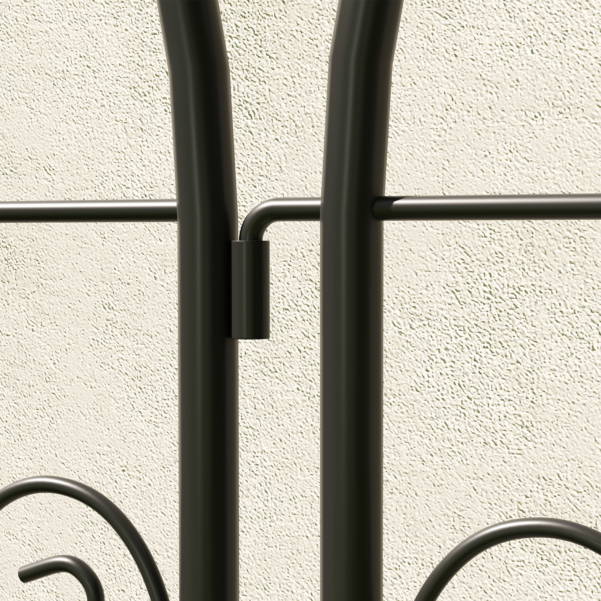 Outsunny Set of 2 Metal Garden Trellis, Outdoor Trellis Panels, 150 x 50cm