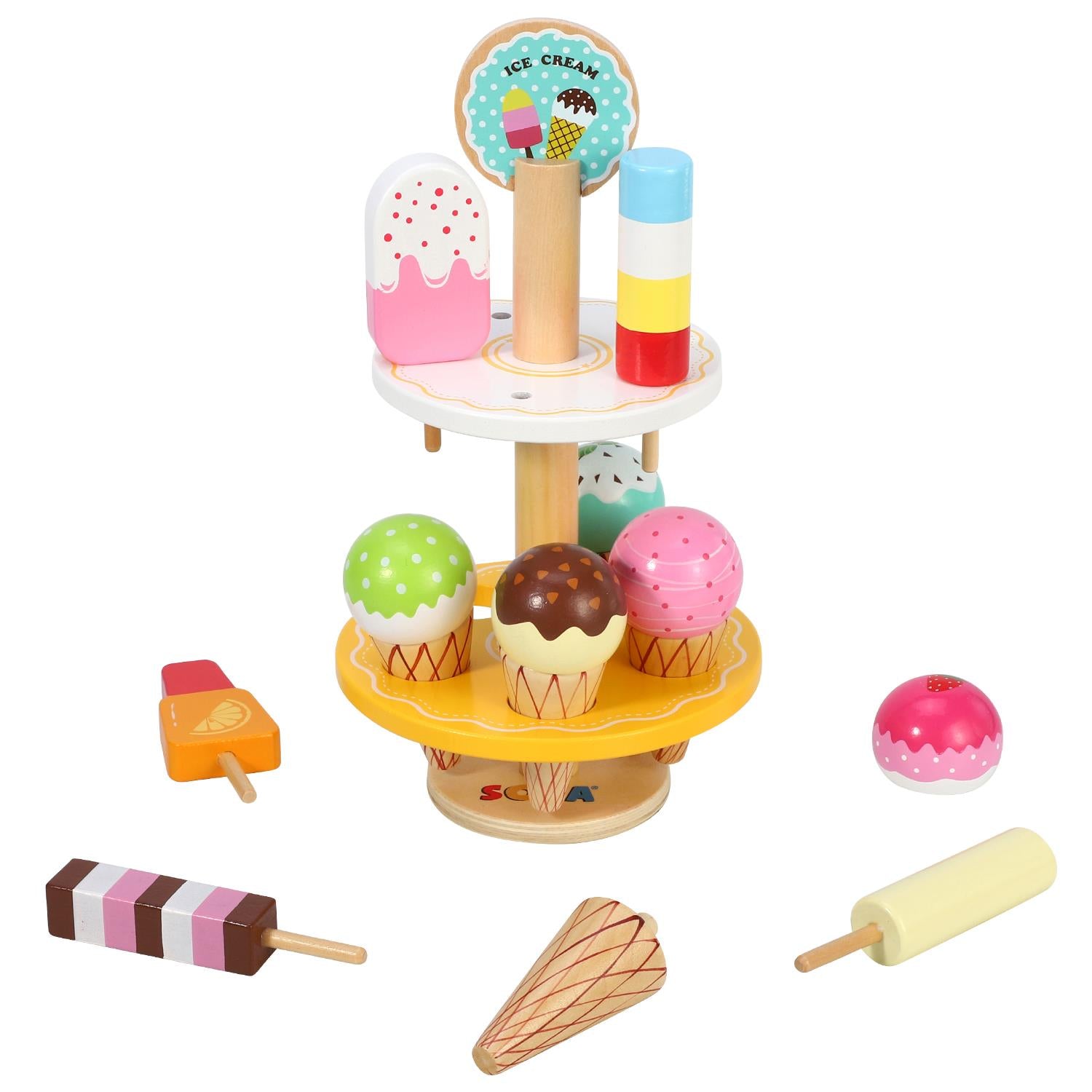 SOKA Ice Cream Stand - 10Pcs