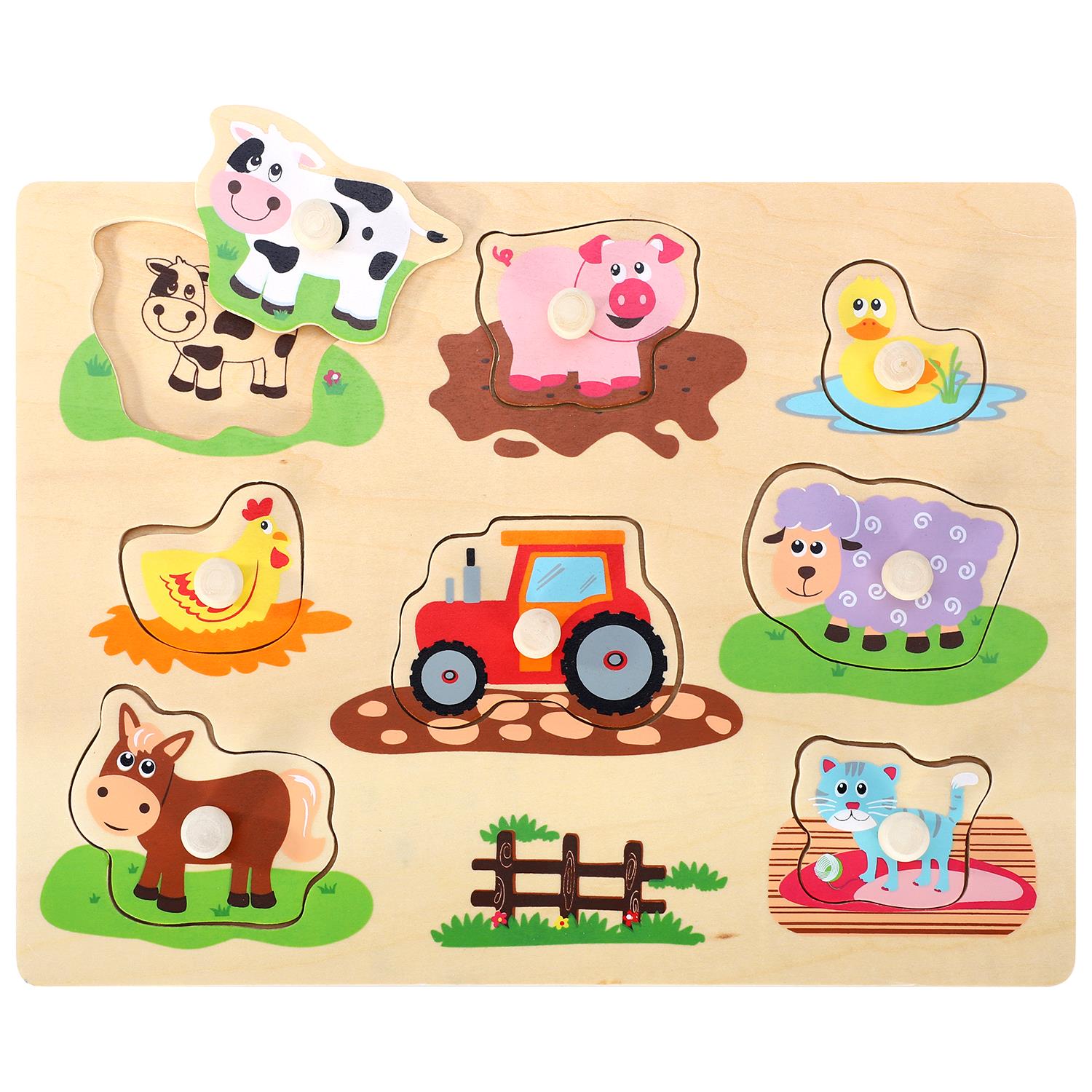 SOKA Farm Peg Puzzle