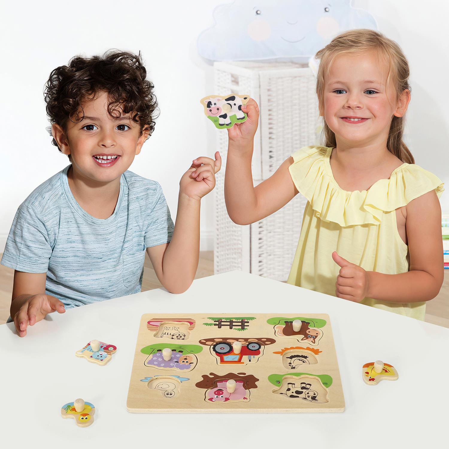 SOKA Farm Peg Puzzle