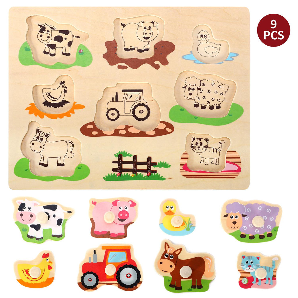 SOKA Farm Peg Puzzle