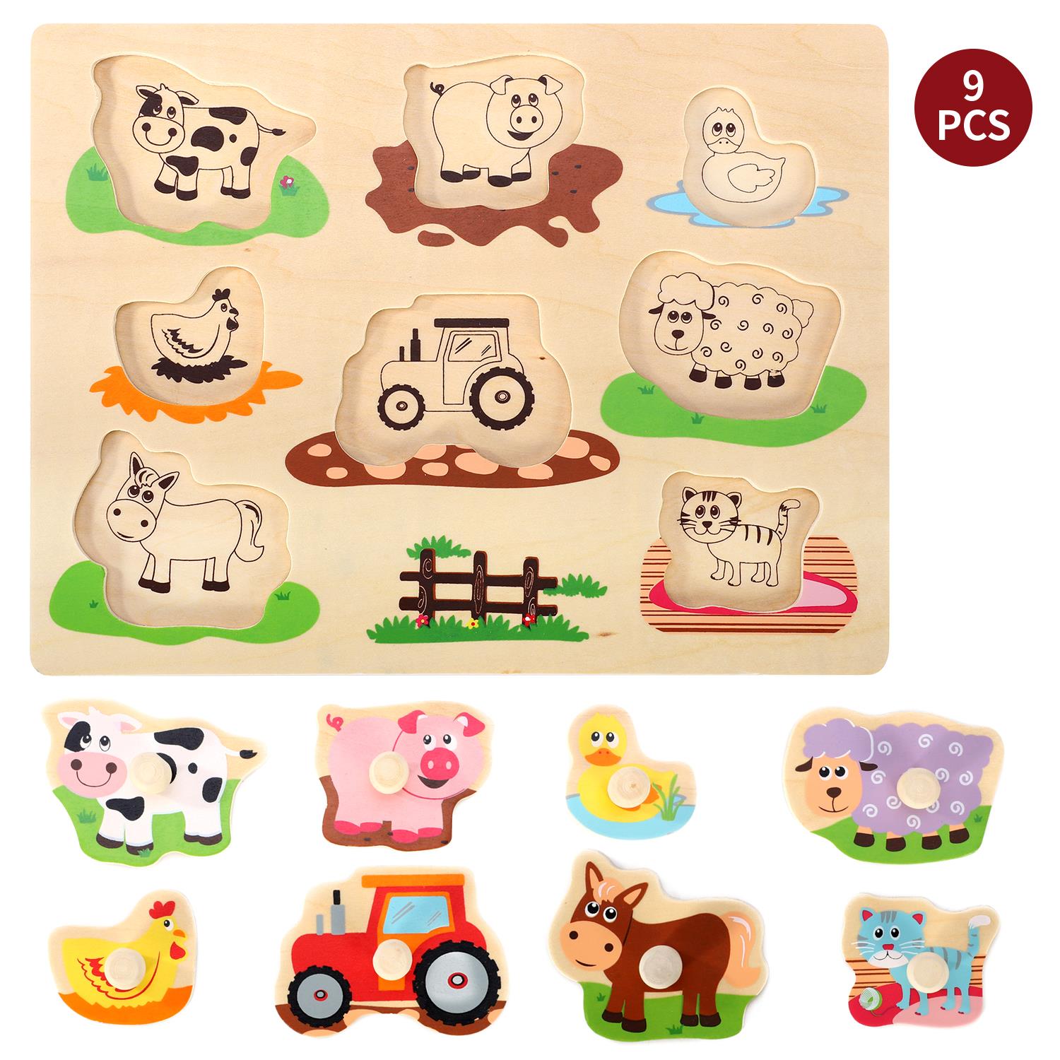 SOKA Farm Peg Puzzle