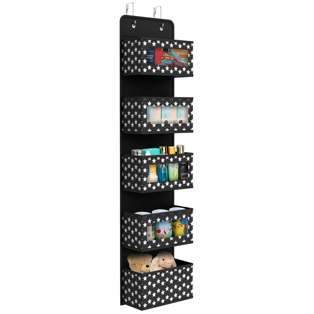 Vinsani 5Tier Black Hanging Organiser