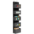 Vinsani 5Tier Black Hanging Organiser