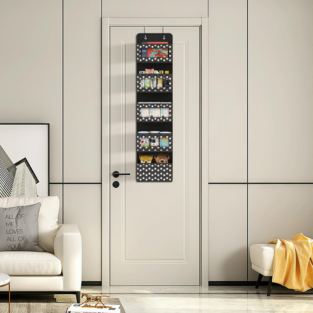 Vinsani 5Tier Black Hanging Organiser