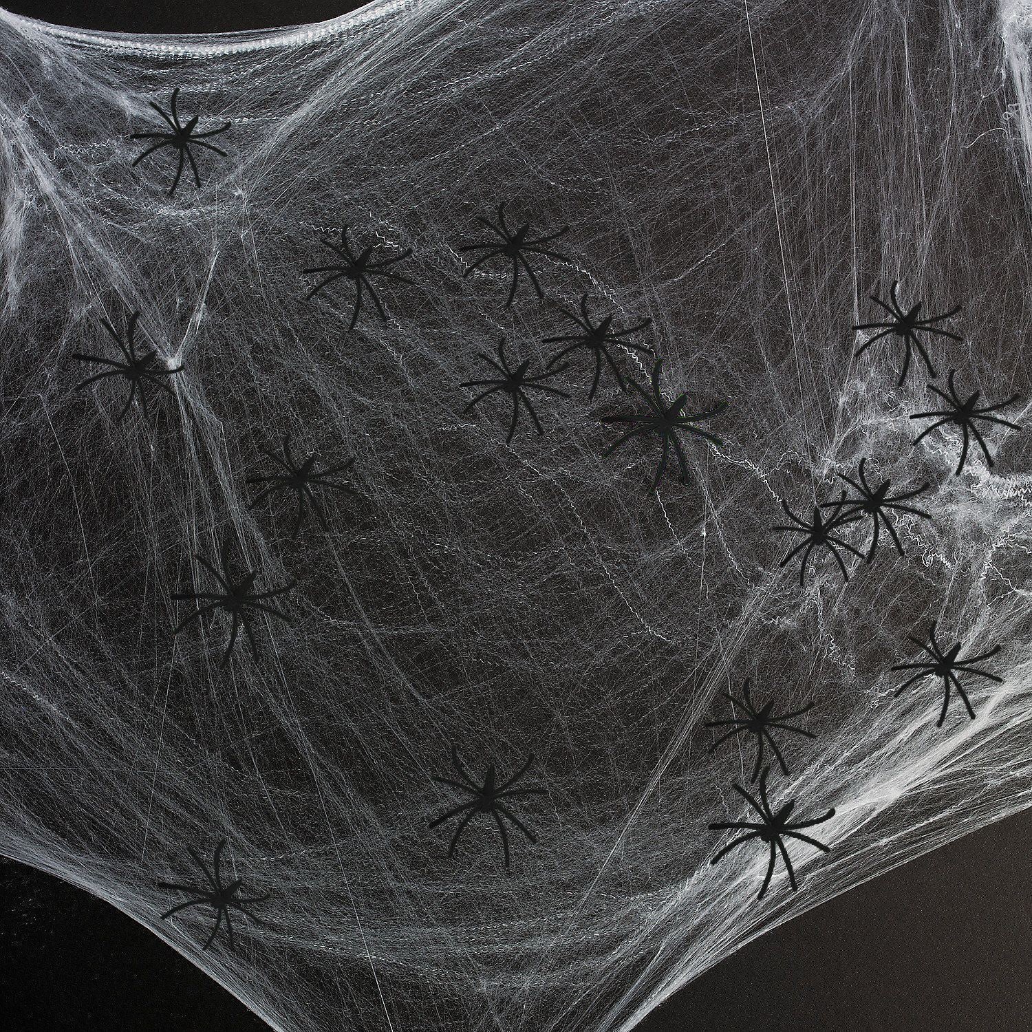 2X Vinsani Pack Of 24 Spooky Spiders Ntt