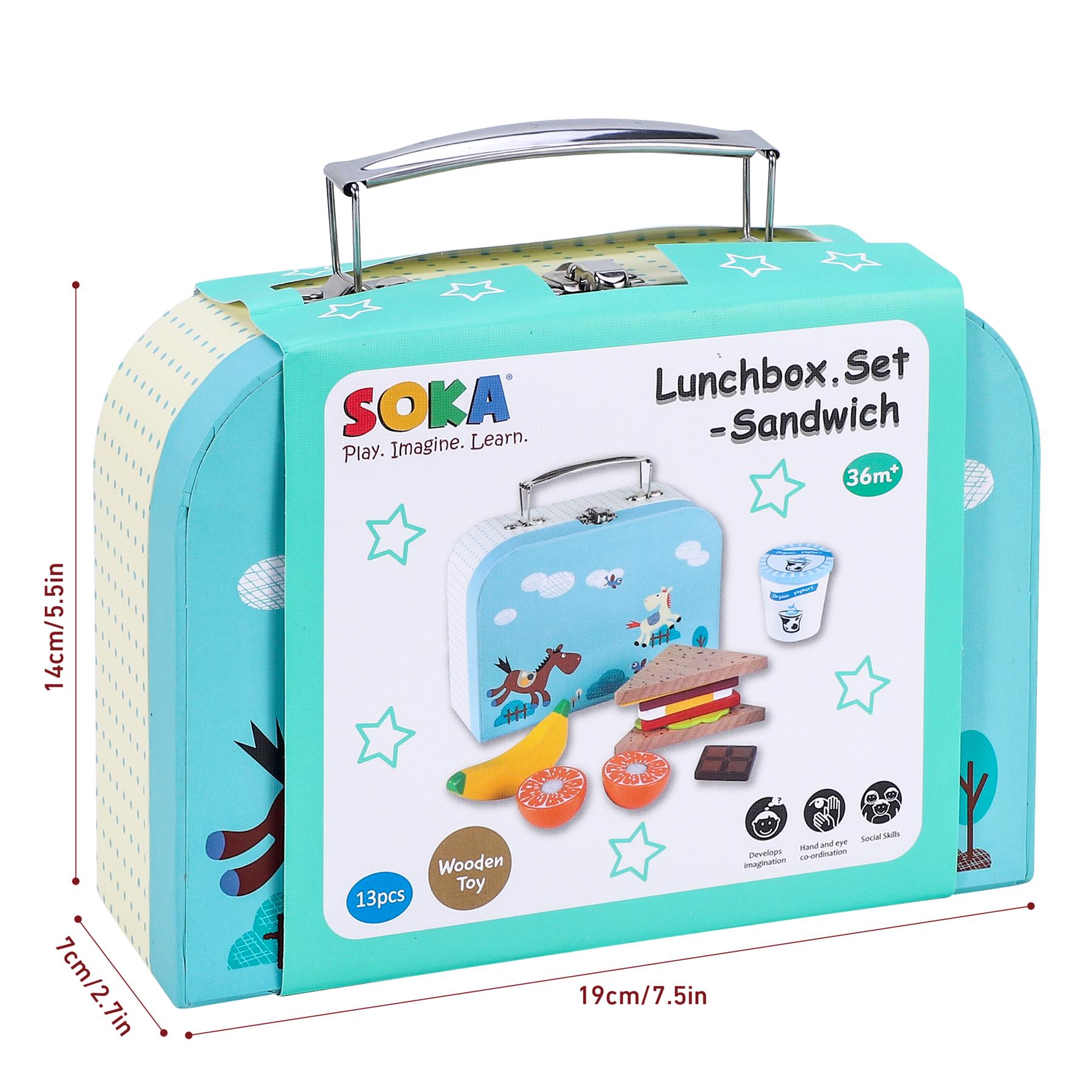 SOKA Sandwich Lunchbox Set